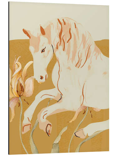 Aluminium print Minimal Abstract Horse