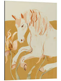 Aluminium print Minimal Abstract Horse
