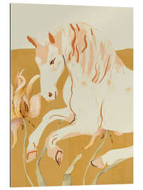 Quadro em plexi-alumínio Minimal Abstract Horse