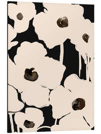Aluminiumtavla Abstract Flowers