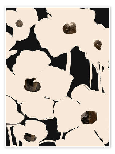 Poster Abstrakte Blumen