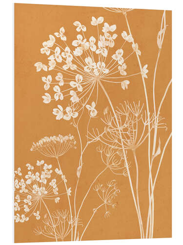 Hartschaumbild Wildblumen IV