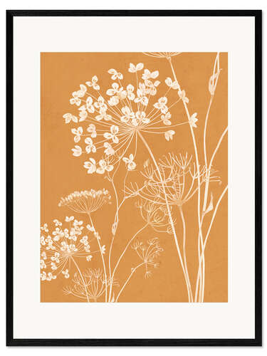 Ingelijste kunstdruk Wildflowers IV