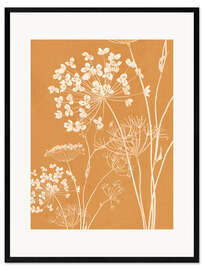Ingelijste kunstdruk Wildflowers IV