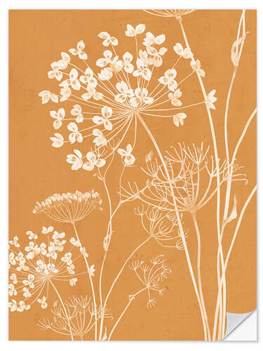 Adesivo murale Wildflowers IV