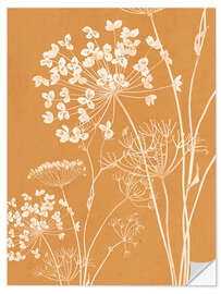 Wandsticker Wildblumen IV