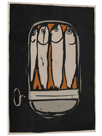 Cuadro de PVC Sardines