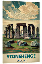 Cuadro de metacrilato Stonehenge, England Travel Art - nobelart