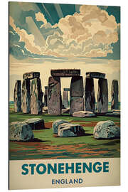Alubild Stonehenge, England Reisekunst