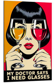 Magnettafel My doctor says I need glasses