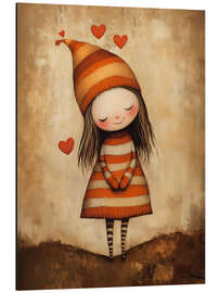 Magnettafel Liebe liegt in der Luft