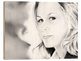 Wood print Elizabeth Montgomery - Dirk Richter