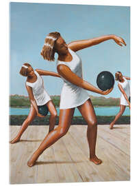 Acrylglasbild Frauen beim Training - Sarah Morrissette