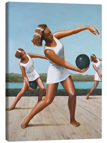 Canvas print Women Exercising