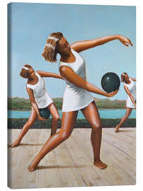 Canvas print Women Exercising - Sarah Morrissette