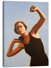 Tableau sur toile Woman Shot Putter - Sarah Morrissette