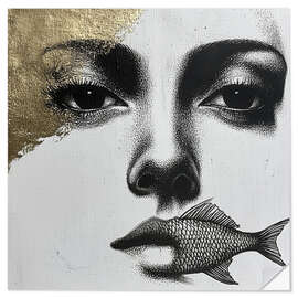 Wandsticker Stille Ströme - Die flüsternde Seele - DejaReve