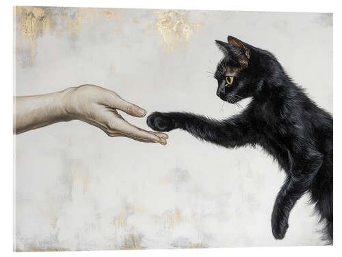 Acrylglas print The Creation of love
