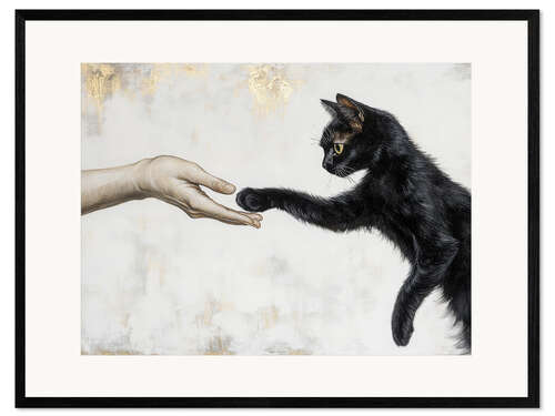 Kehystetty taidepainatus The Creation of love