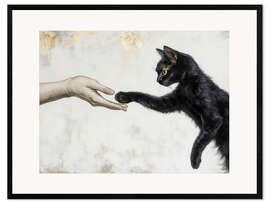Framed art print The Creation of love
