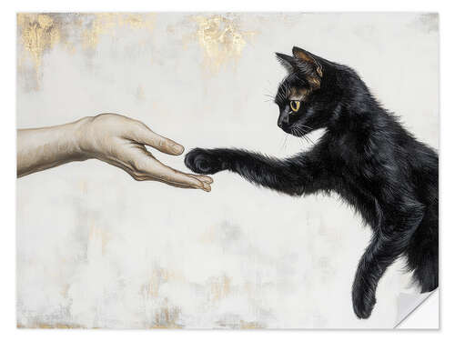 Sticker mural The Creation of love