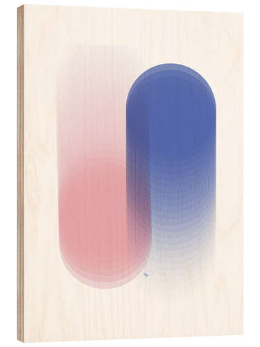 Tableau en bois Double Bauhaus