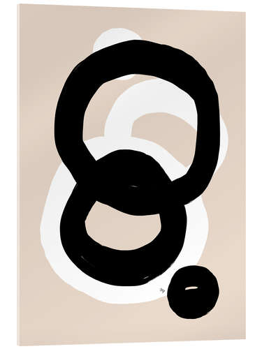 Akrylbillede Abstract paint circles