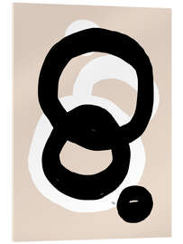 Akrylbillede Abstract paint circles