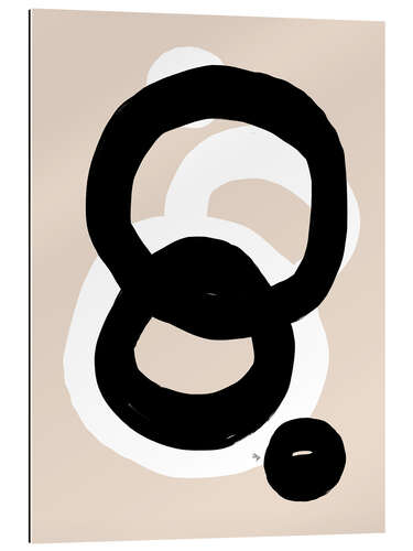 Gallery print Abstract paint circles
