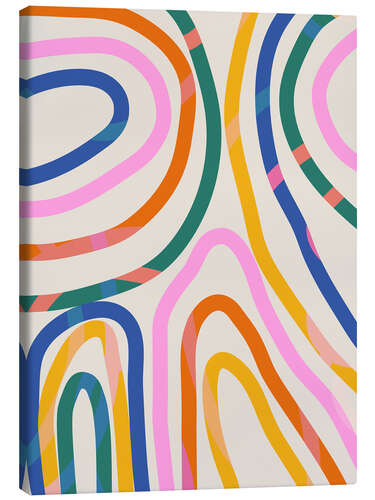 Canvas print Whimsical Abstract Rainbows