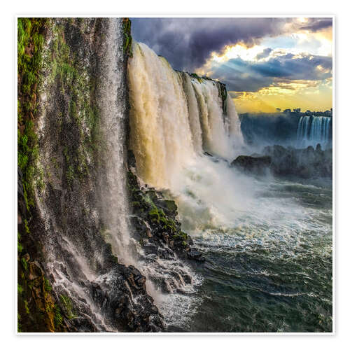Poster Iguazu Falls, Brazil