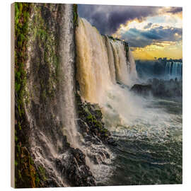 Cuadro de madera Iguazu Falls, Brazil - HADYPHOTO