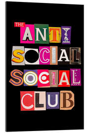 Obraz na szkle akrylowym The Anti Social Social Club - nobelart