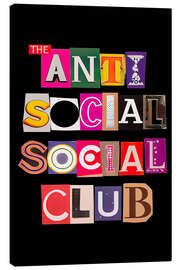 Tableau sur toile The Anti Social Social Club - nobelart