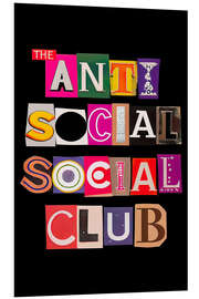 Hartschaumbild The Anti Social Social Club