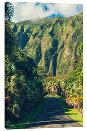 Quadro em tela Hoomaluhia Botanical Garden in Oahu - Chiara Salvadori