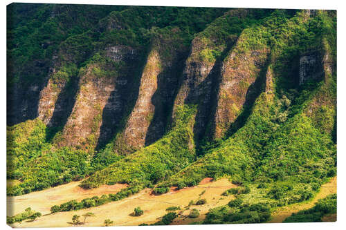 Leinwandbild Jurassic Valley auf Oahu