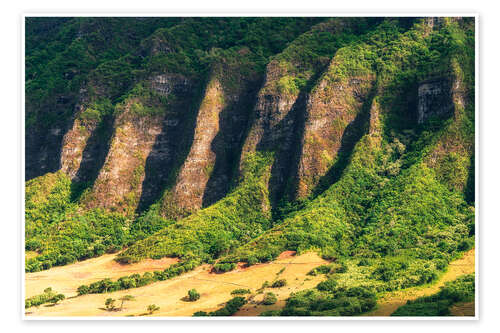 Juliste Jurassic Valley in Oahu