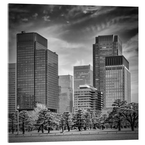 Acrylglasbild Ginza Skyline Tokio