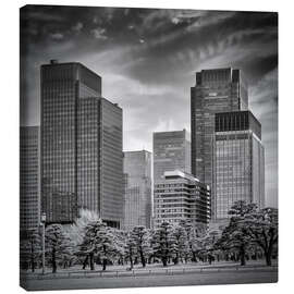 Canvas print Ginza Skyline Tokyo - Melanie Viola