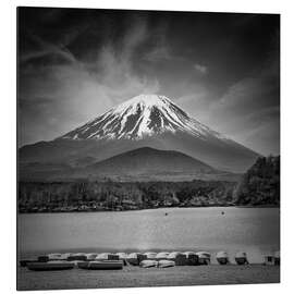 Alubild Majestätischer Fuji am Shoji-See, Japan - Melanie Viola