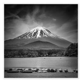 Billede Majestic Fuji at Lake Shoji, Japan - Melanie Viola