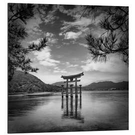 Magnettafel Torii auf Insel Miyajima in Hiroshima
