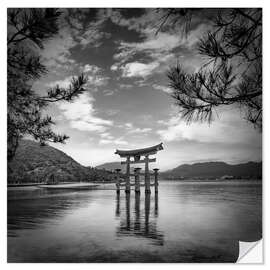 Wall sticker Torii on Miyajima Island in Hiroshima - Melanie Viola