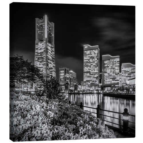 Tableau sur toile Yokohama Skyline