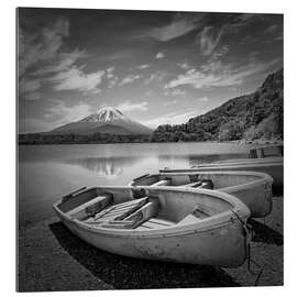 Gallery Print Japan Idylle am Shoji-See mit Fuji