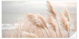 Sticker mural Pampas grass in a gentle breeze - Melanie Viola