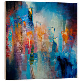 Holzbild Farbenfreude