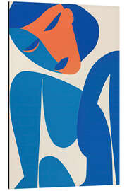 Magnettafel Blue Portrait