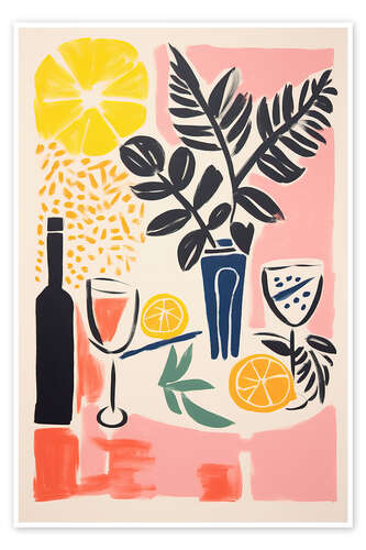 Plakat Kitchen Decor in Matisse Style